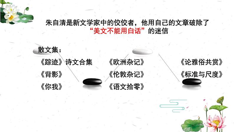 2022-2023学年统编版高中语文必修上册14.2《荷塘月色》课件07