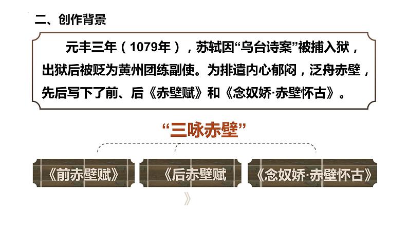 2022-2023学年统编版高中语文必修上册16.1《赤壁赋》课件第3页