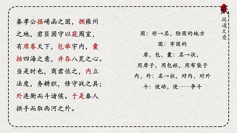 2022-2023学年统编版高中语文选择性必修中册11.1《过秦论》课件第8页