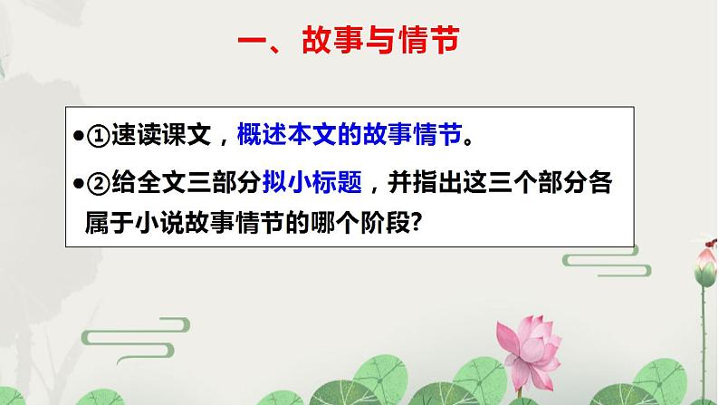 8.1《荷花淀》课件 2022-2023学年高中语文统编版选择性必修中册07