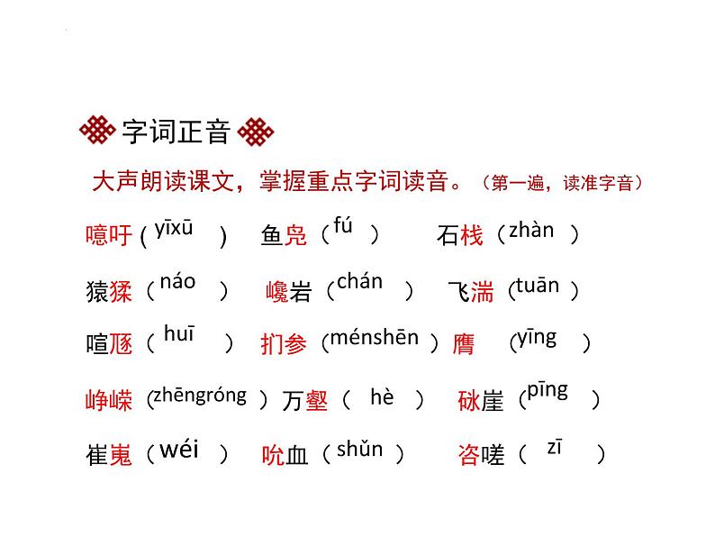 2021-2022学年统编版高中语文选择性必修下册3.1《蜀道难》课件07