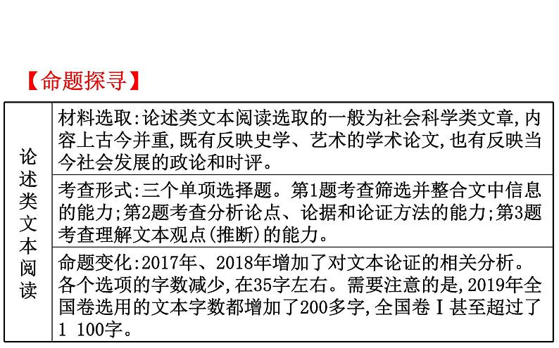 (通用版)高考语文二轮专题复习课件：论述类文本阅读1 (含详解)第3页