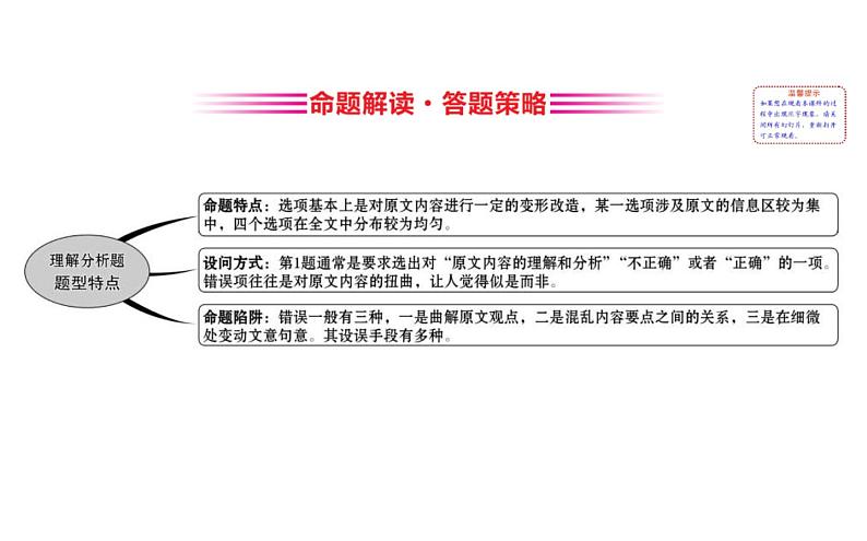 (通用版)高考语文二轮专题复习课件：论述类文本阅读1.1 (含详解)第2页