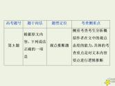 高考语文二轮复习1.1论述类文本阅读2溯源追根二找准高考方向__高考文本考什么 课件(含详解)