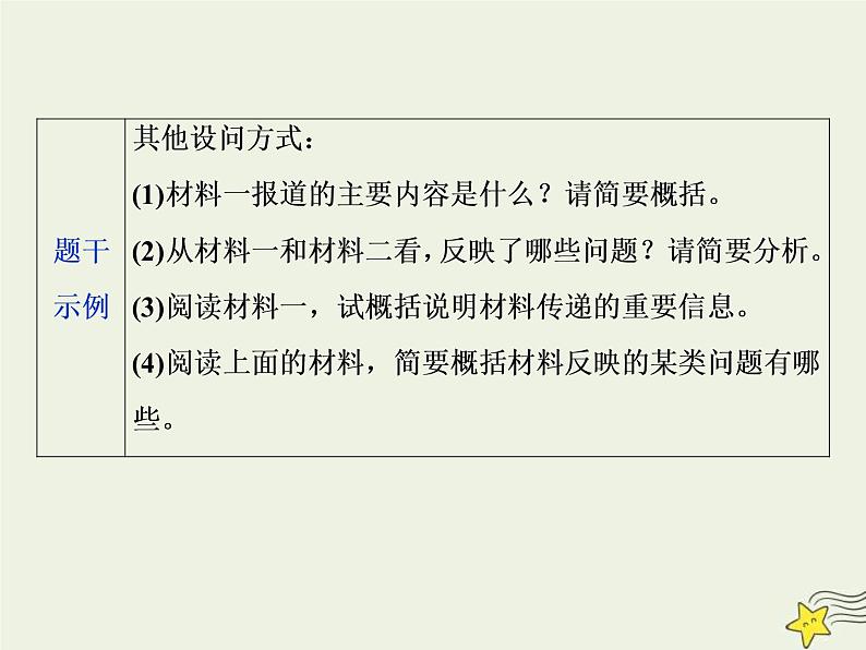 高考语文二轮复习1.2非连续性文本阅读3高考命题点三非连续性文本阅读第三题__找得准“整”得狠 课件(含详解)05