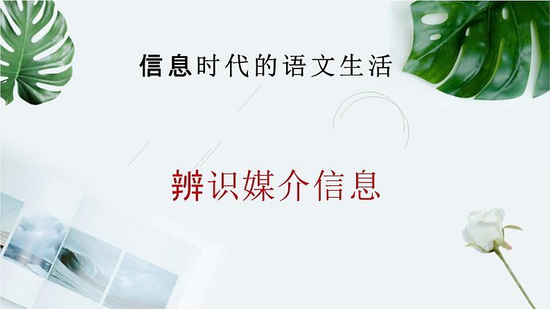 辨识媒介信息课件第1页