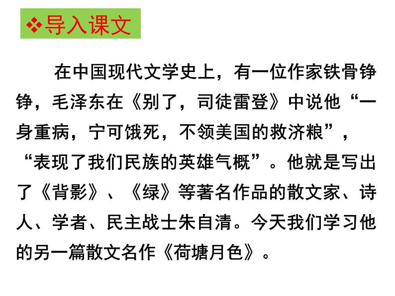 2022-2023学年统编版高中语文必修上册14.2《荷塘月色》课件第4页