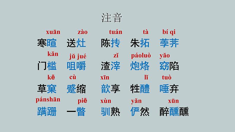 统编版必修下册 12 祝福 课件第7页