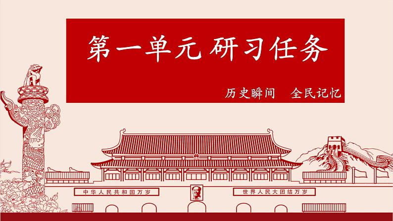 2022-2023学年统编版高中语文选择性必修上册第一单元研习任务 课件01