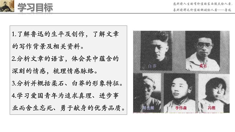 6-2《为了忘却的记念》课件 2022-2023学年统编版高中语文必修中册第2页