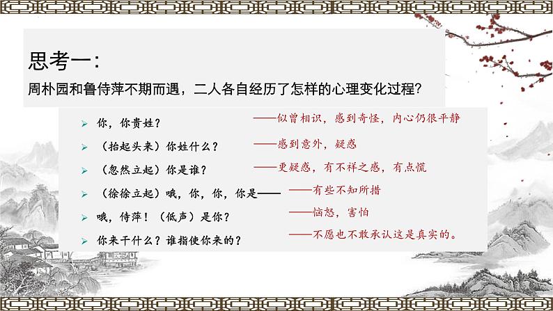 高中语文人教统编版必修下册第二单元5《雷雨2》（节选）课件04