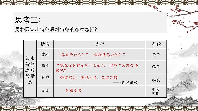 高中语文人教统编版必修下册第二单元5《雷雨2》（节选）课件第6页