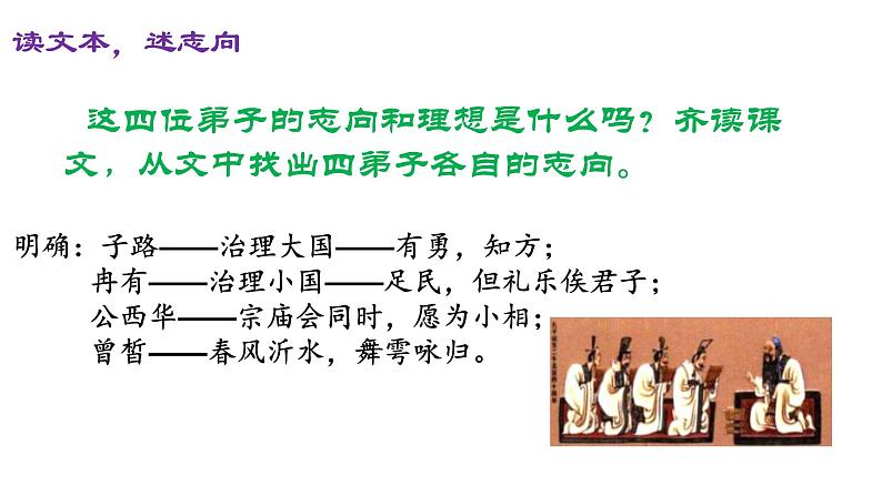 统编版必修下册 1.1 子路、曾皙、冉有、公西华侍坐 课件08