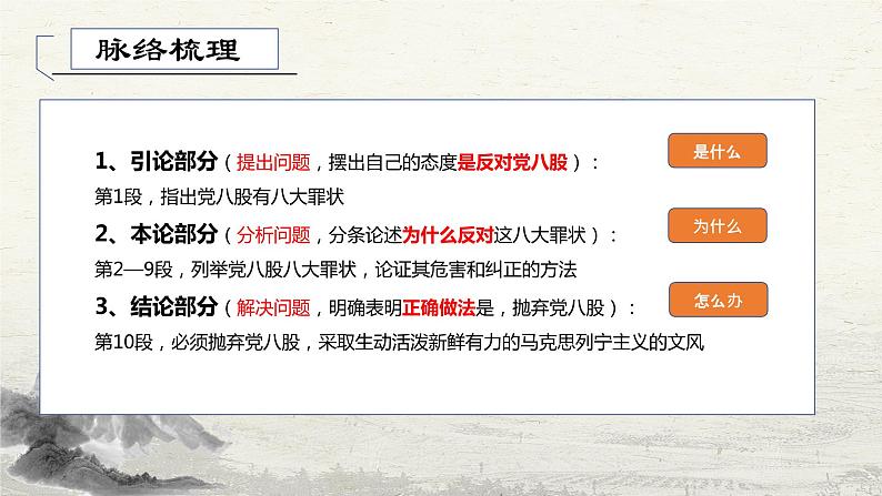 2022-2023学年统编版高中语文必修上册11《反对党八股（节选）》课件第8页