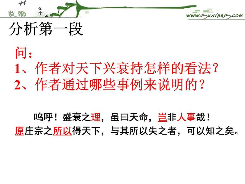 2022—2023学年统编版高中语文选择性必修中册11-2《伶官传序》课件第5页