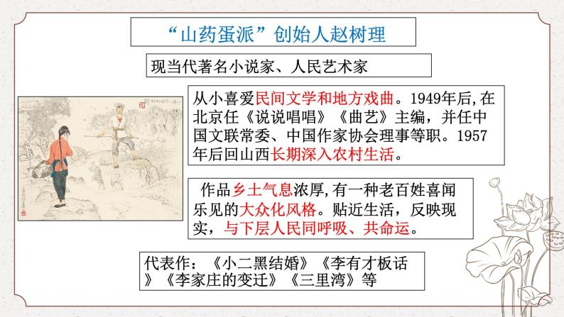 小二黑结婚（节选）2022-2023学年高二语文精美同步课件（人教版统编版选择性必修中册）07