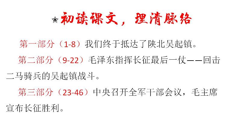 2022-2023学年统编版高中语文选择性必须上册2.1《长征胜利万岁》课件第7页