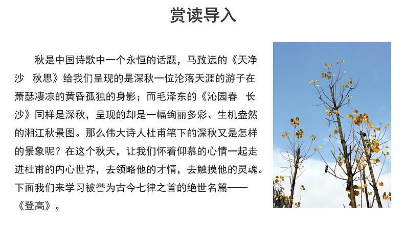 【教学课件】登高示范课件第2页