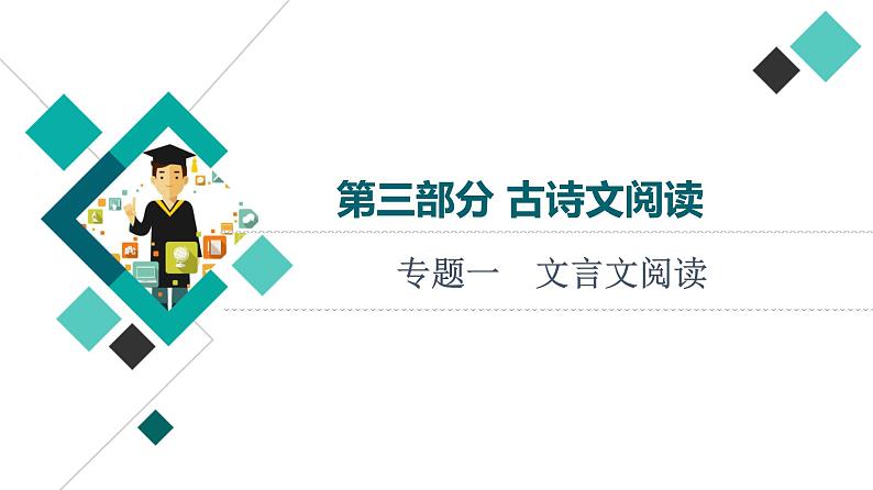 人教版高考语文一轮总复习第3部分专题1文言文阅读教学课件第1页