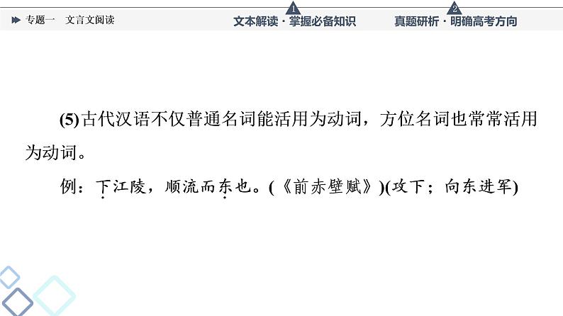 人教版高考语文一轮总复习第3部分专题1文言文阅读教学课件第6页