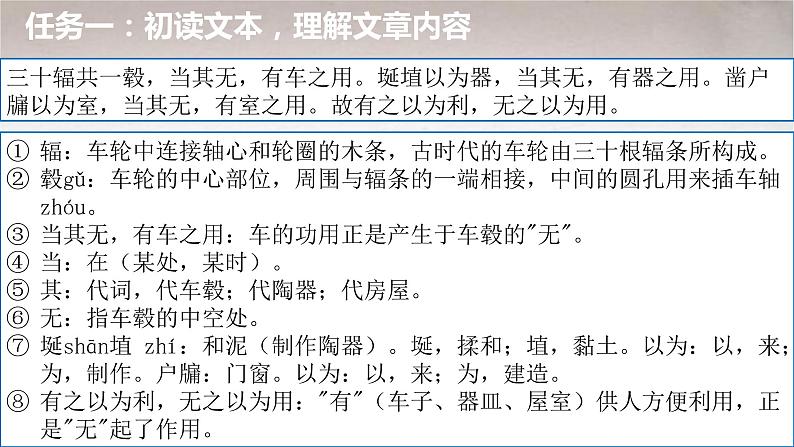 2022-2023学年统编版高中语文选择性必修上册6.1《老子》四章课件08