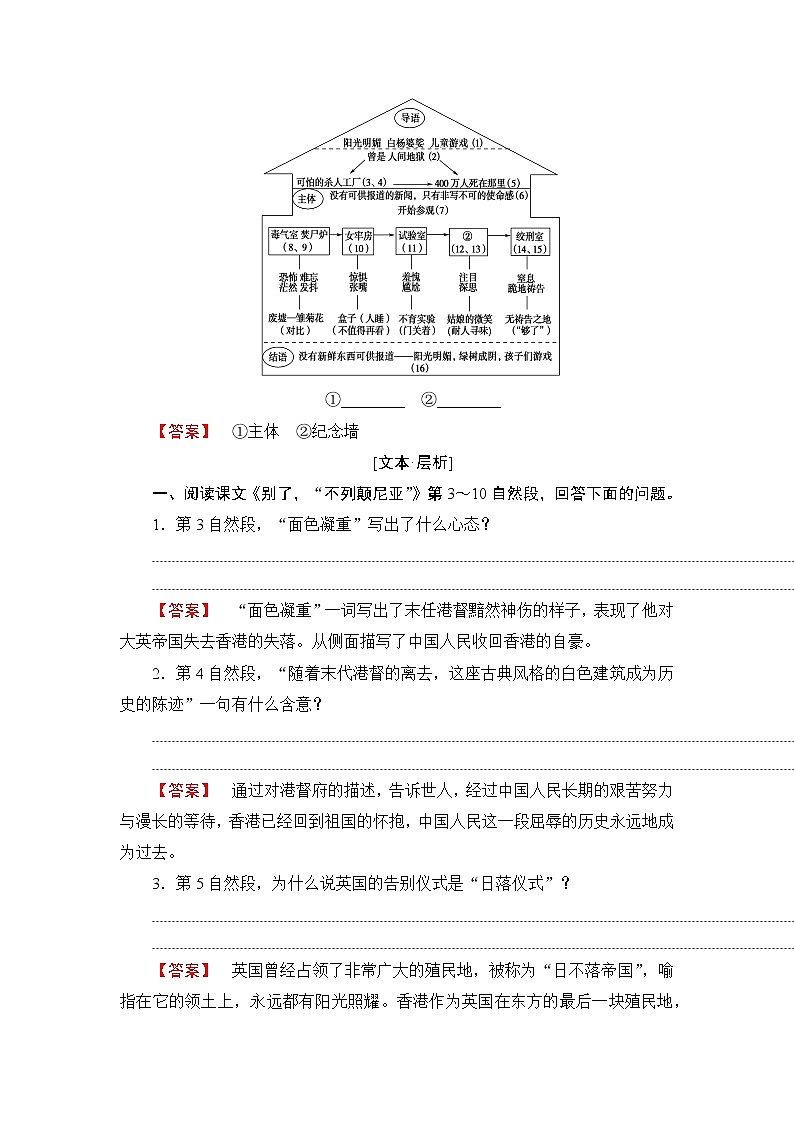 人教版高中语文必修一第四单元重点研读第2页