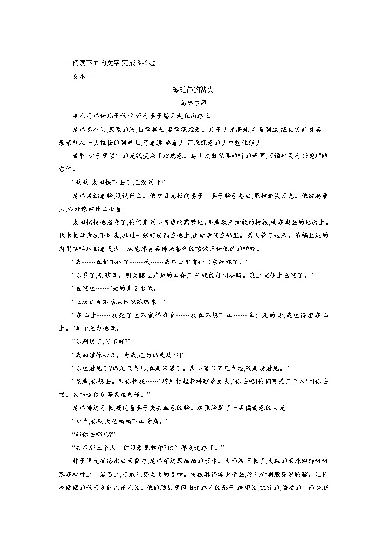 【备战2023高考】语文全复习——第07讲《小说的主旨和标题》练习（新教材新高考）03