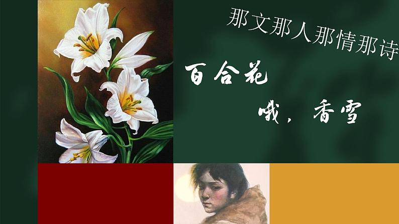 统编版必修上册第一单元3《百合花》《哦，香雪》群文联读课件第1页