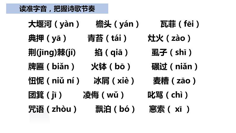 统编版选择性必修下册 6.1 大堰河，我的保姆 课件02