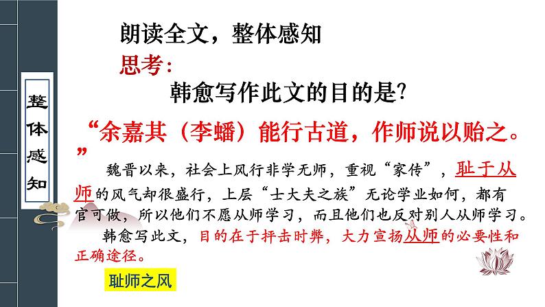 10.2 师说 课件第8页