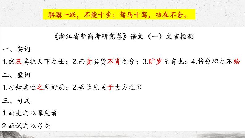 2023届高考文言文复习之翻译ppt课件第2页