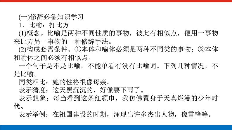 2023高考语文(统考版)二轮复习课件 专题二 学案二 考点三 修辞运用，变换、仿用句式第4页