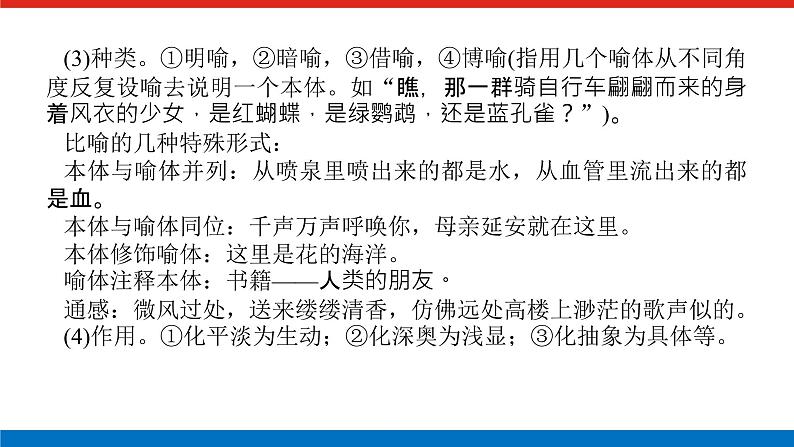 2023高考语文(统考版)二轮复习课件 专题二 学案二 考点三 修辞运用，变换、仿用句式第5页