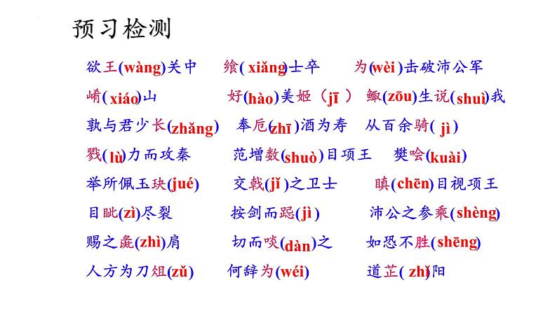 3.《鸿门宴》课件 2021-2022学年统编版高中语文必修下册第7页