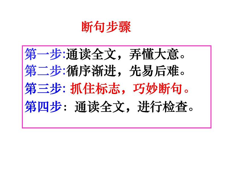 2023届高考语文二轮复习课件-文言文断句方法05