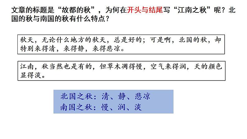 14.1《故都的秋》课件 2022-2023学年统编版高中语文必修上册第7页