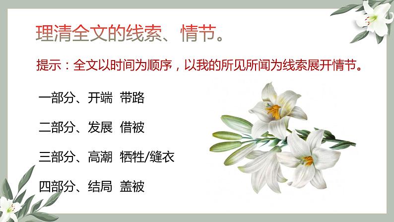 百 合 花 课件第7页