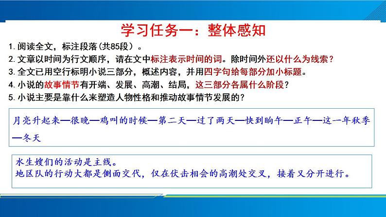 2022-2023学年统编版高中语文选择性必修中册8.1《荷花淀》课件第6页