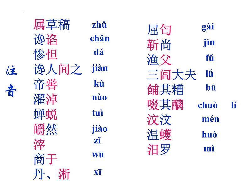 9《屈原列传》课件2022-2023学年统编版高中语文选择性必修中册05