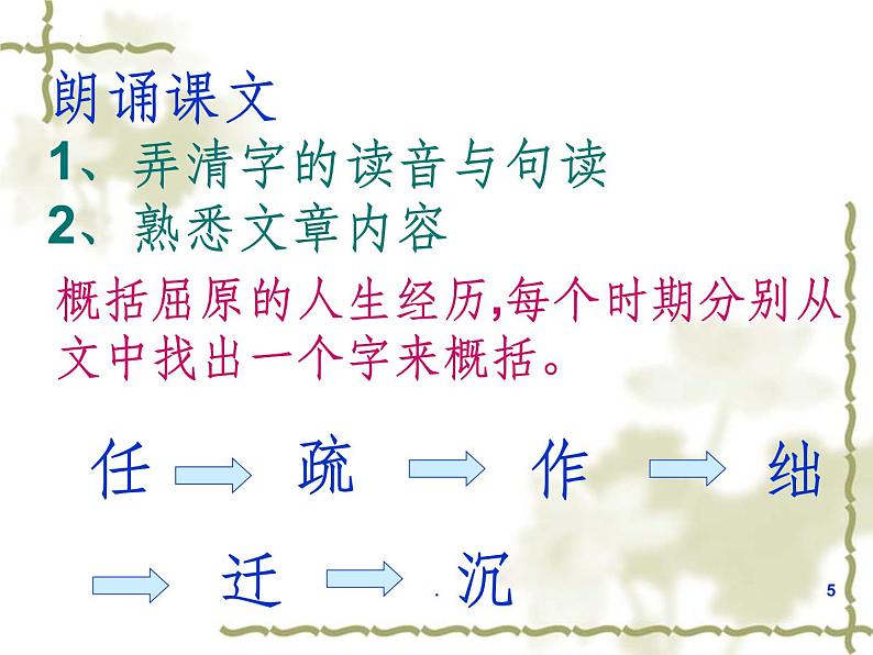 9《屈原列传》课件 2022-2023学年统编版高中语文选择性必修中册第5页