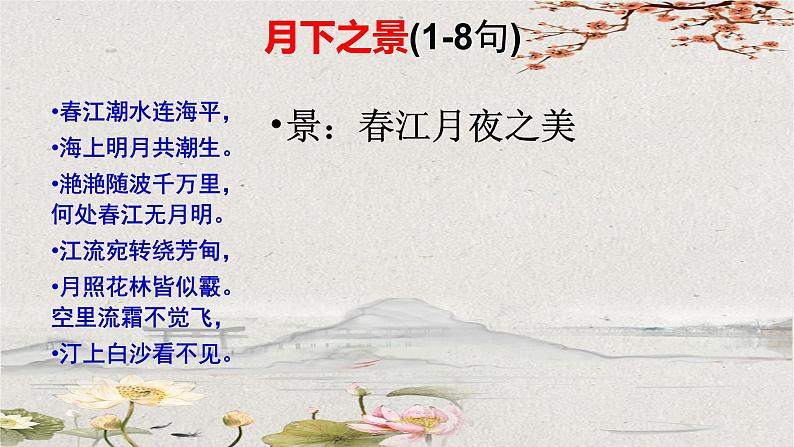 古诗词诵读《春江花月夜》课件 2022-2023学年统编版高中语文选择性必修上册第3页