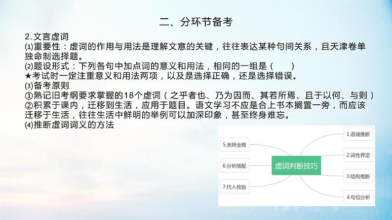 2023届天津高考复习：文言文建议 课件第6页