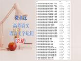 高考语文复习--  高考语文语言文字运用（总结）讲解版课件PPT