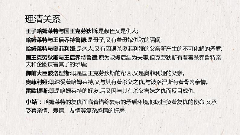 6《哈姆莱特（节选）》课件 2021-2022学年统编版高中语文必修下册第8页