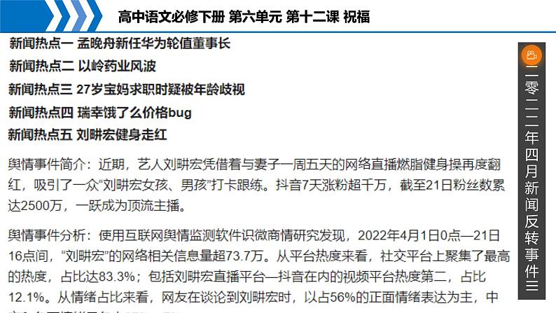 12《 祝福》课件 2021-2022学年统编版高中语文必修下册第2页