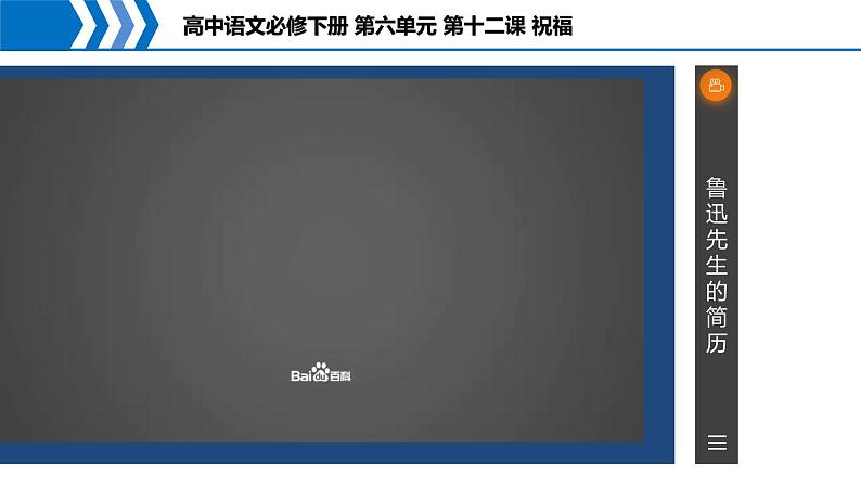 12《 祝福》课件 2021-2022学年统编版高中语文必修下册第7页