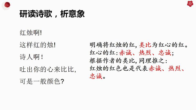 2.2《红烛 》课件2022-2023学年统编版高中语文必修上册第8页