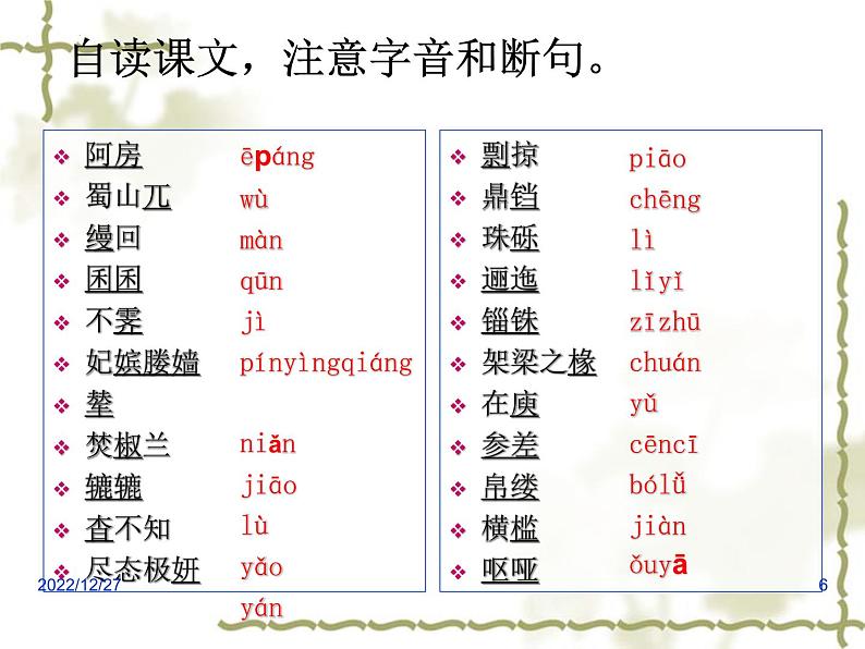 16.1《阿房宫赋》课件2021-2022学年统编版高中语文必修下册第6页