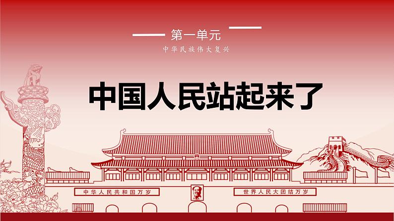 1《中国人民站起来了》课件 2022-2023学年统编版高中语文选择性必修上册第6页