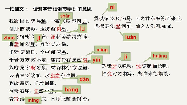 8-1《梦游天姥吟留别》课件2022-2023学年统编版高中语文必修上册第6页